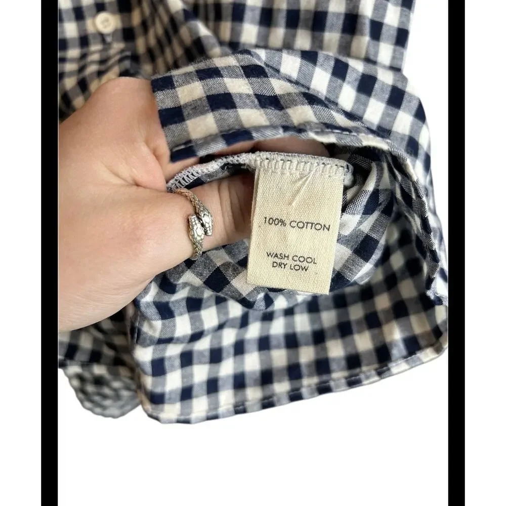 NWT Olympia Etal Iris Gingham Button Down Size Small - Picture 4 of 4